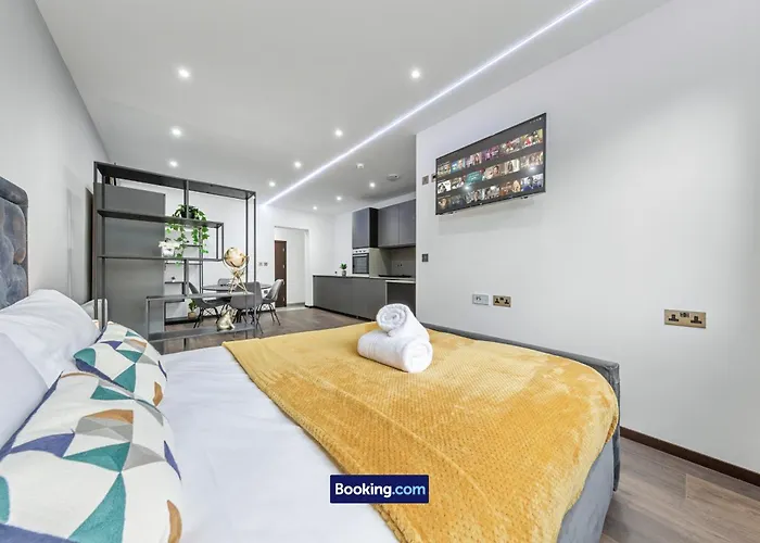 Stylish Studio Apt By Stay Smart Short Lets & Serviced Accommodation Woodstock With Free Wifi