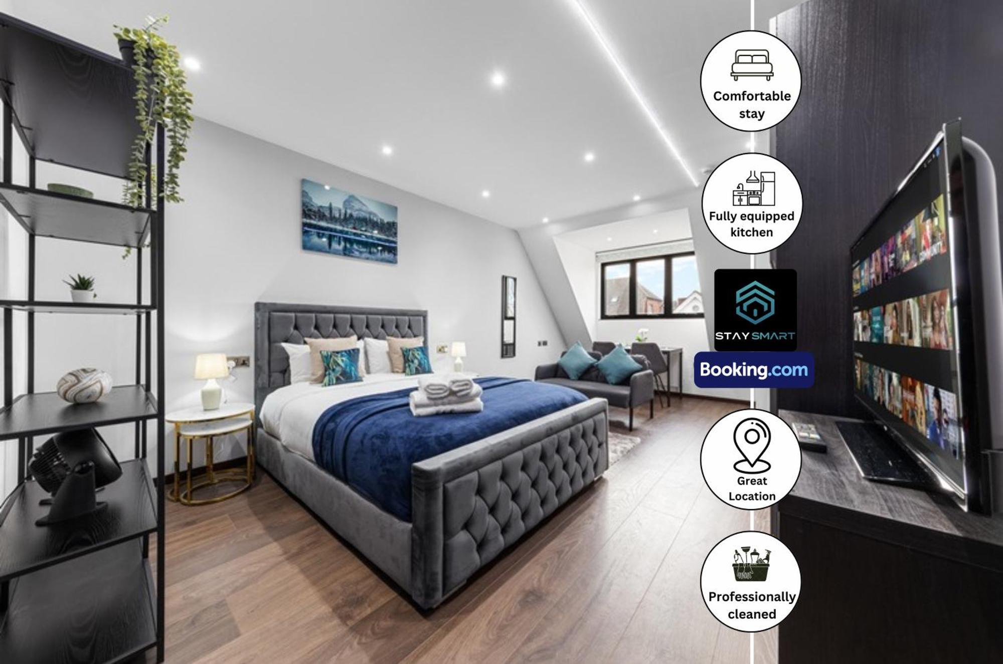 Stylish By Smart Short Lets & Serviced Woodstock With Free Wifi Апартаменты *