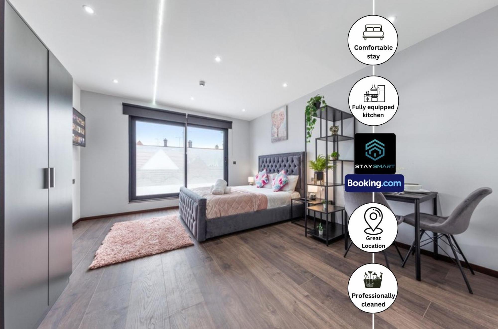 Stylish By Smart Short Lets & Serviced Woodstock With Free Wifi Апартаменты
