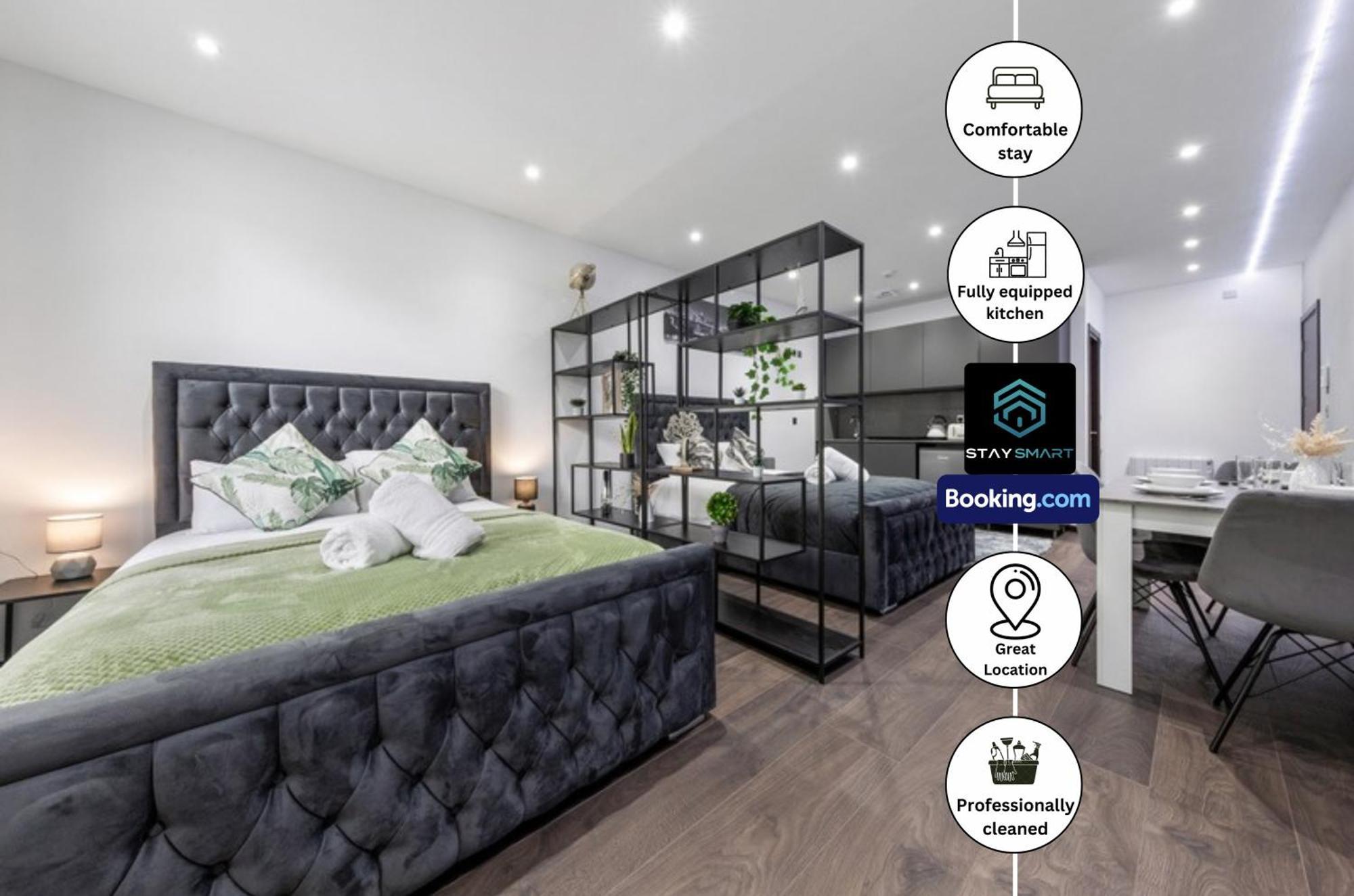 Stylish By Smart Short Lets & Serviced Woodstock With Free Wifi Апартаменты *